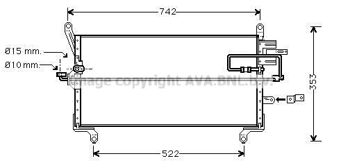 AVA QUALITY COOLING Конденсатор, кондиционер FT5216D